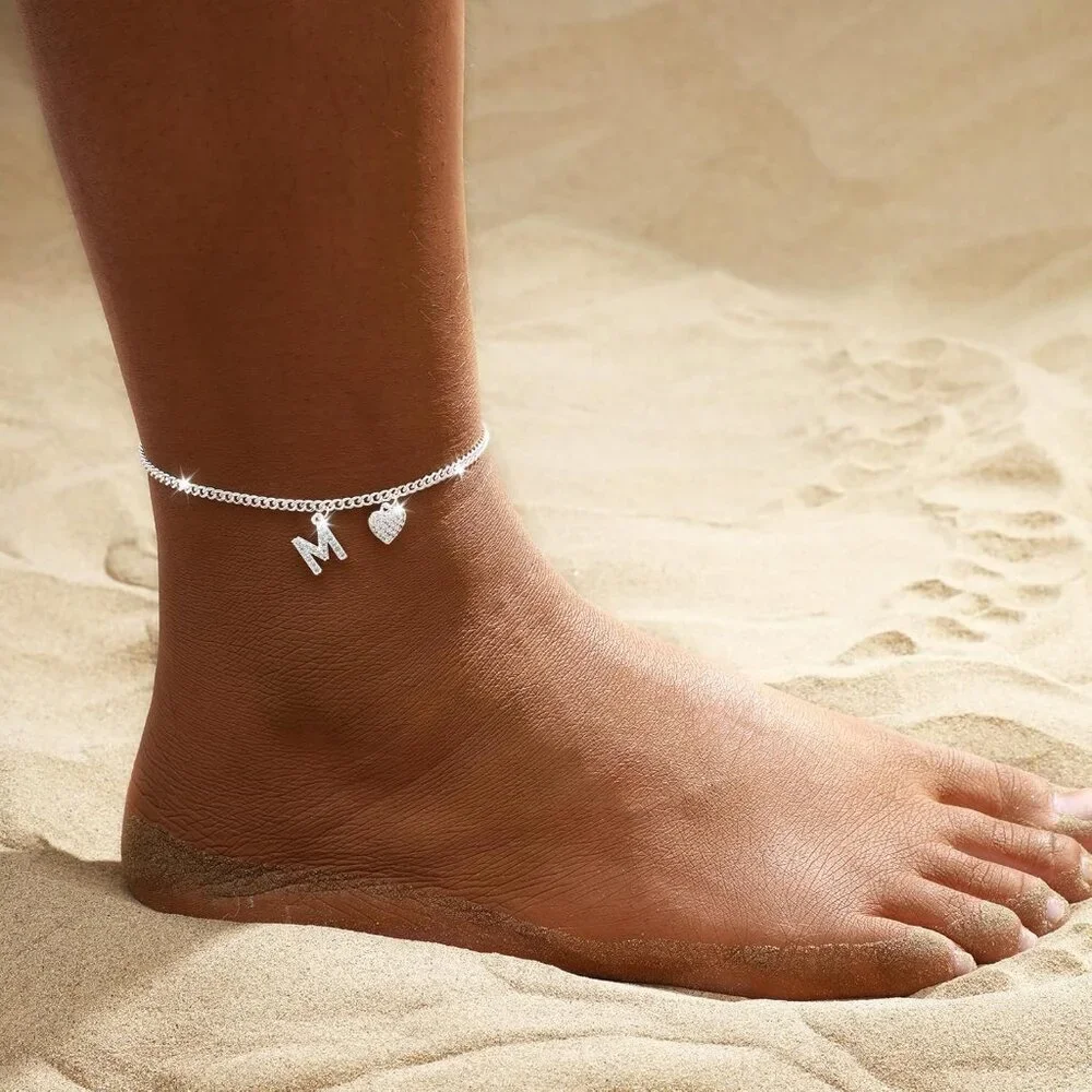 Gold Anklets for Women Waterproof 14k Plated Gold Layered Ankle Bracelets for Wo - Picture 3 of 5